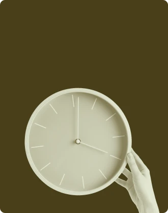 Horloge symbolisant l’anticipation des objectifs avant la fin de l’exercice