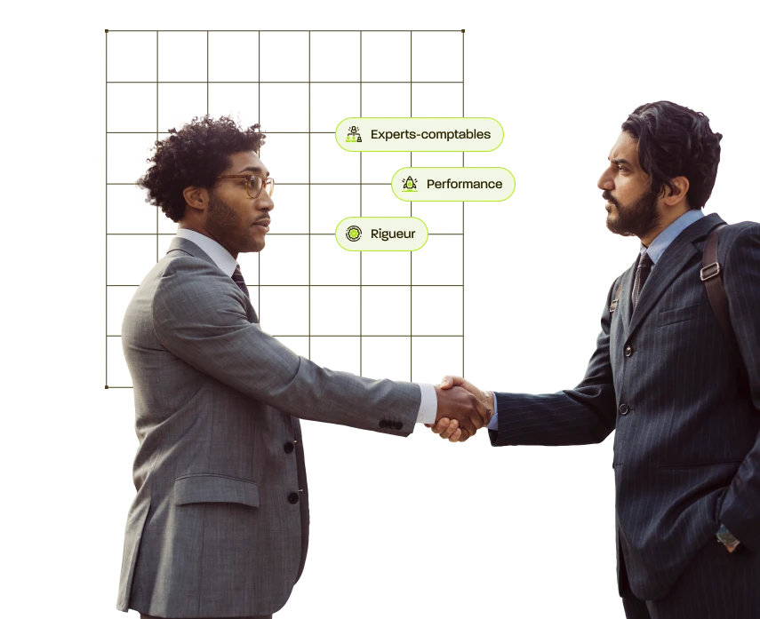 Deux dirigeants se serrant la main — Kab Innov, un cabinet d’expertise comptable qui se veut coach de performance